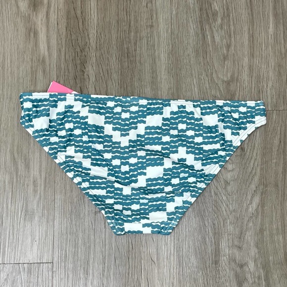 Kate Spade Woman's Harbor Fog Woven Print Full Classic Bikini Swim Bottoms sz XS - Picture 2 of 2